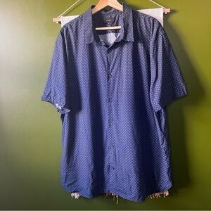 Vince Slim Fit Casual Navy Button Up Shirt 3XL